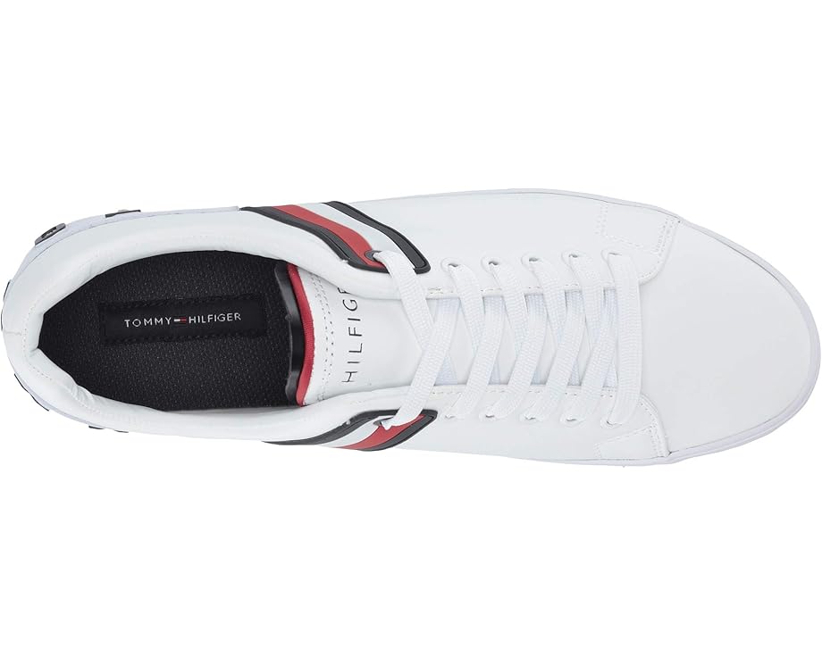 Tommy Hilfiger Ramus Men's Faux-Leather Sneakers with cushioned footbed and durable outsole