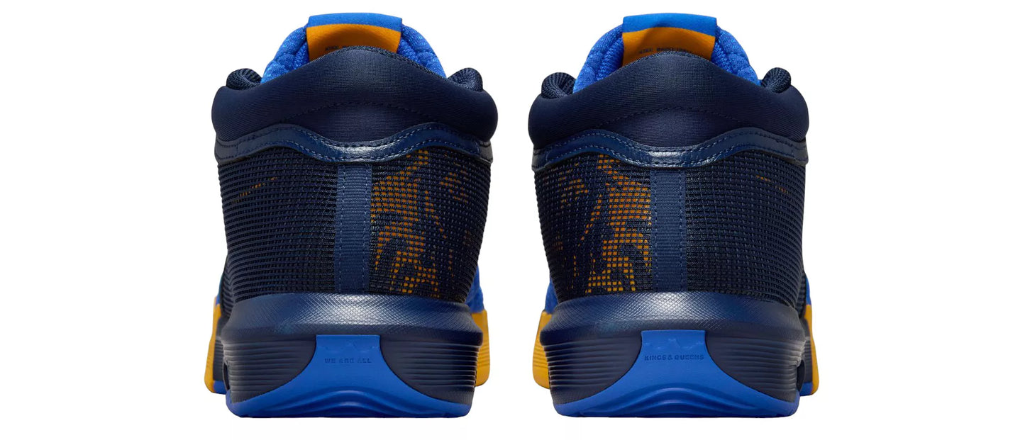 Side view of Nike LeBron Witness 8 Basketball Shoes showcasing lightweight mesh upper and herringbone traction outsole.