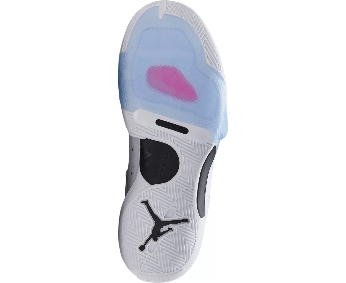 Side view of Jordan One Take 5 Basketball Shoes – Alt text: Jordan One Take 5 basketball shoes featuring lightweight design and Zoom Air cushioning.