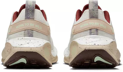 Nike, Running Shoes, Men's Shoes, Athletic Footwear, Sports Shoes, Lightweight Running, Cushioned Shoes, Marathon Training, ReactX Foam, Breathable Sneakers. Beige Color. Back view