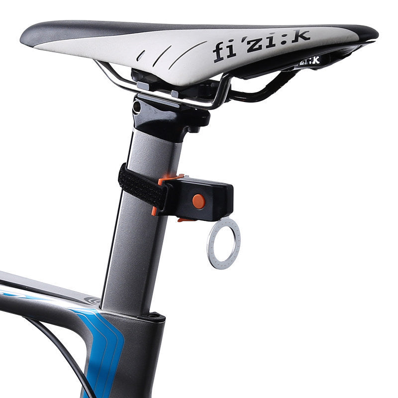 Rechargeable bicycle taillight with COB LED and USB charging, compact and lightweight design