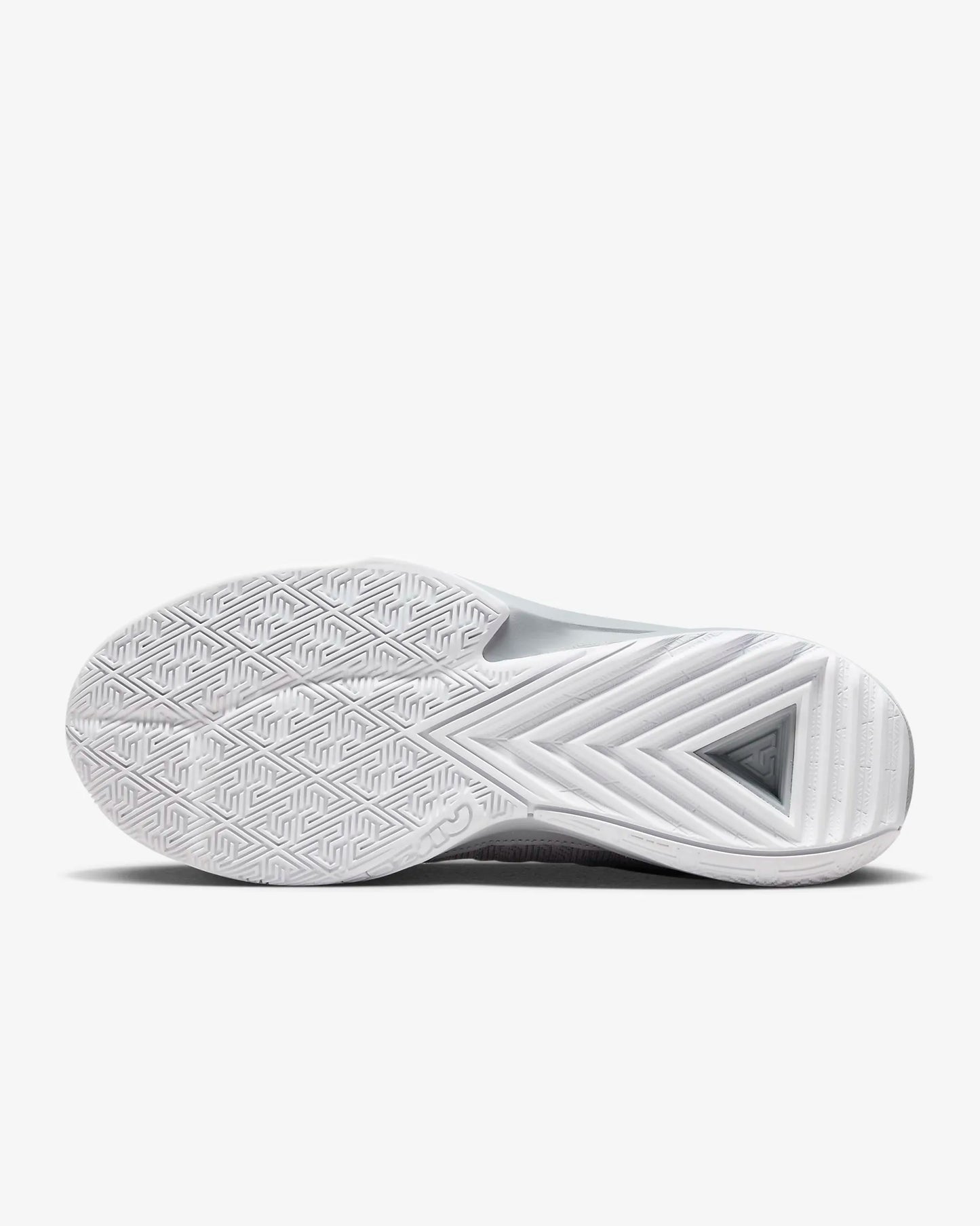 Giannis Freak 5 Basketball Shoes in Wolf Grey/White - Men's Performance Sneakers