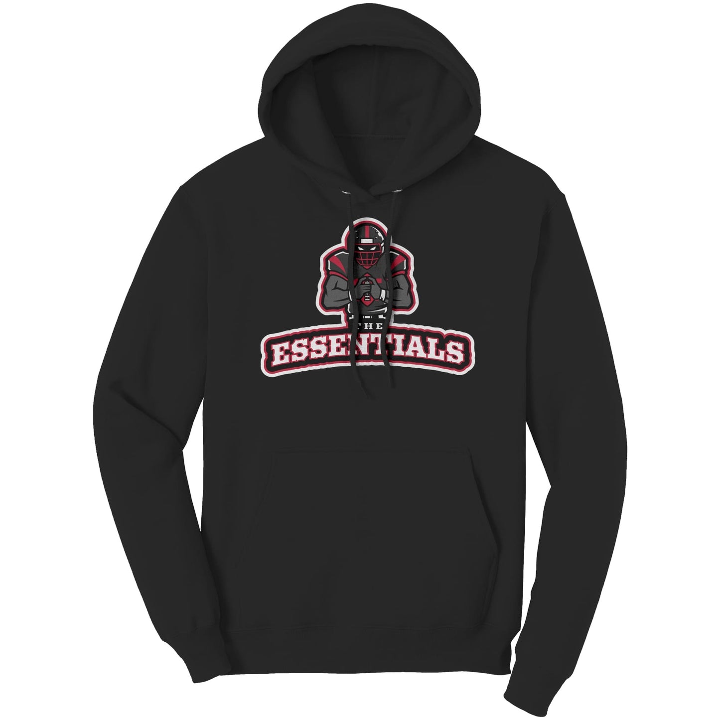 Graphic Hoodie Sweatshirt, Football - The Essentials Hooded Shirt
