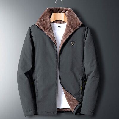 Aulemen Men Winter Jacket Windproof Warm Coat Men's Casual Men Autumn Brand Outwear New Fashion Outdoor Thick Fleece Jacket Man