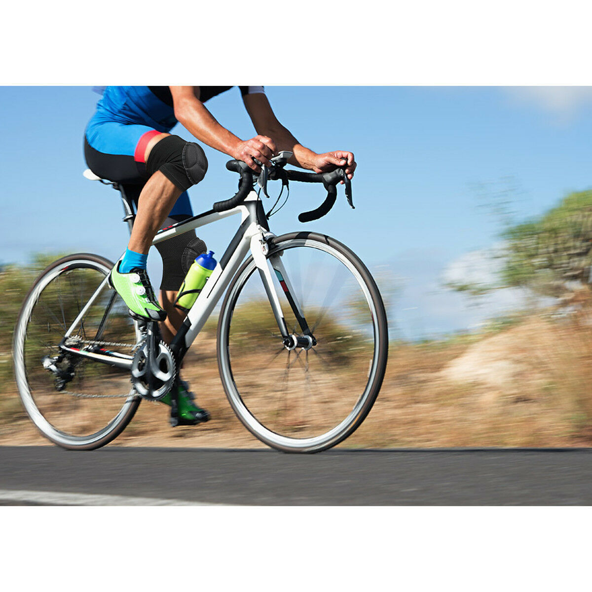 Adjustable Knee Pads for Sports – Elastic Knee Protector Set