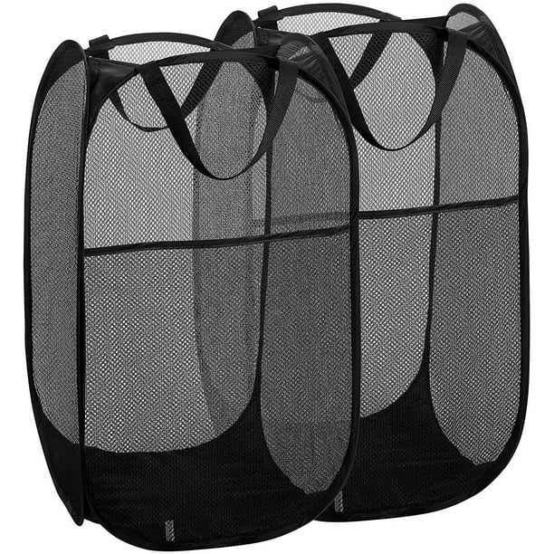 1pc Mesh Pop-Up Laundry Hamper – Portable and Collapsible Organizer for Easy Laundry Management