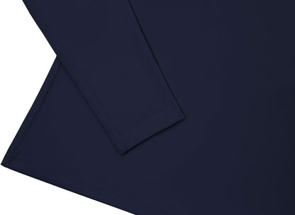 Men'S Pro Performance Long Sleeve Running Compression Base Layer Top - Mock Neck