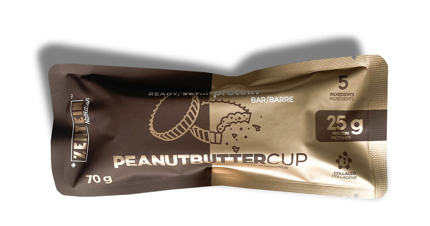 Peanut Butter Cup Collagen Protein Bars – High-quality protein bars made with 5 simple ingredients.