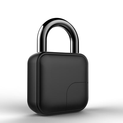 ANYTEK intelligent fingerprint padlock - IP65 waterproof and dustproof design, zinc alloy body, and 10 fingerprint storage capacity.