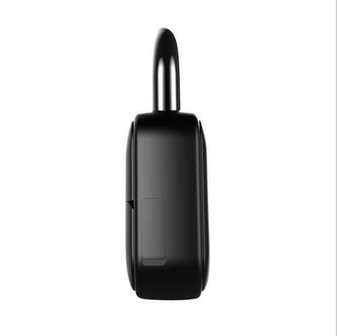 ANYTEK intelligent fingerprint padlock - IP65 waterproof and dustproof design, zinc alloy body, and 10 fingerprint storage capacity.