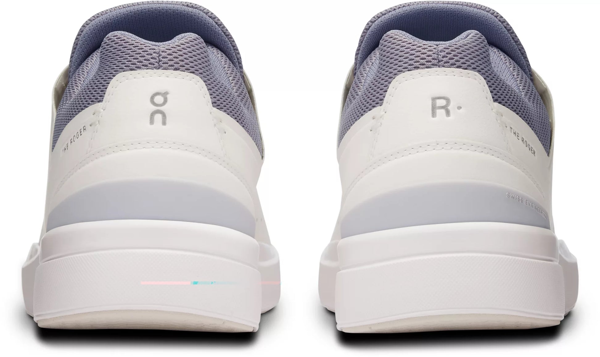 On Men's THE ROGER Advantage Shoes - White Vegan Leather, CloudTec® Cushioning