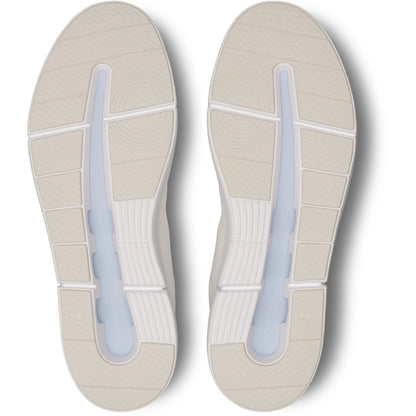 On Men's THE ROGER Advantage Shoes - White Vegan Leather, CloudTec® Cushioning