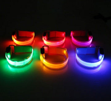 LED Dog Collar - Adjustable and Waterproof for Night Safety”