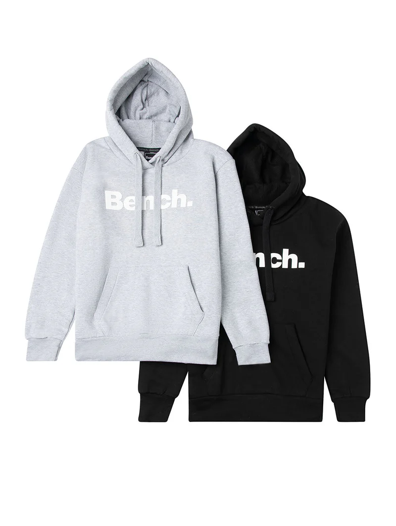 Bailey Logo Hoodie - 2 pack by Bench featuring bold logo design