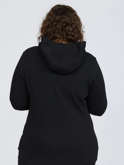 Bench Necessary Logo Hoodie – Rib-knit Cuffs and Hem, Back View