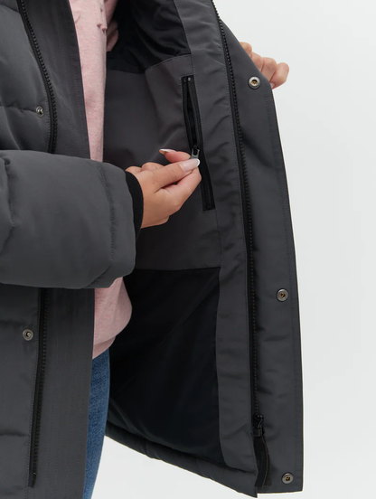 Inside shoulder straps for hands-free carrying on the Bench Eco-Friendly Jacket