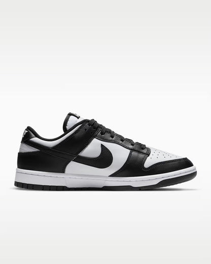 Nike Dunk Low Retro White Black side view sneaker