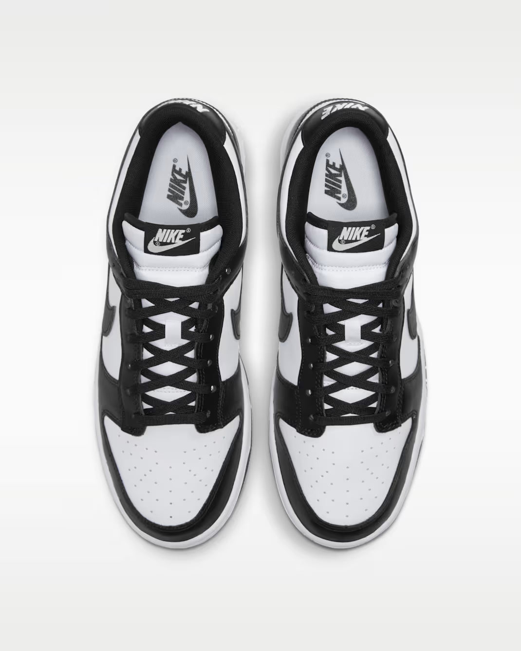 Nike Dunk Low Retro top view laces detail