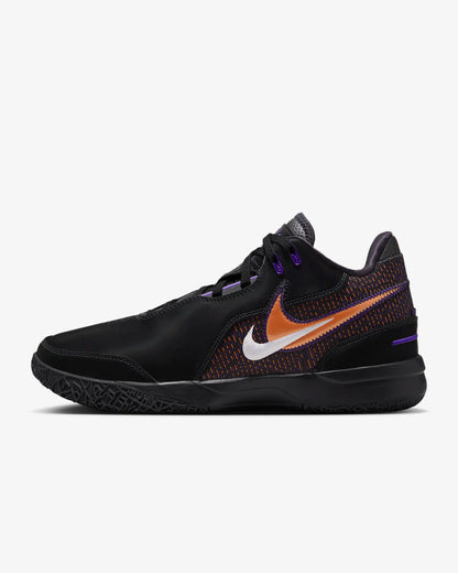 Side profile of LeBron NXXT Gen shoes with multidirectional traction inspired by Akron map