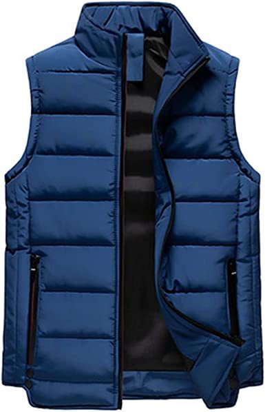 Men's Water-Resistant Lightweight Padded Keep warm Puffer Vest