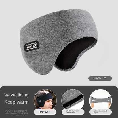 Winter riding warm earmuffs Double layer fleece earmuffs windproof outdoor sports earmuffs earmuffs for men and women