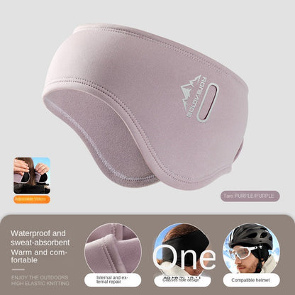 Winter riding warm earmuffs Double layer fleece earmuffs windproof outdoor sports earmuffs earmuffs for men and women