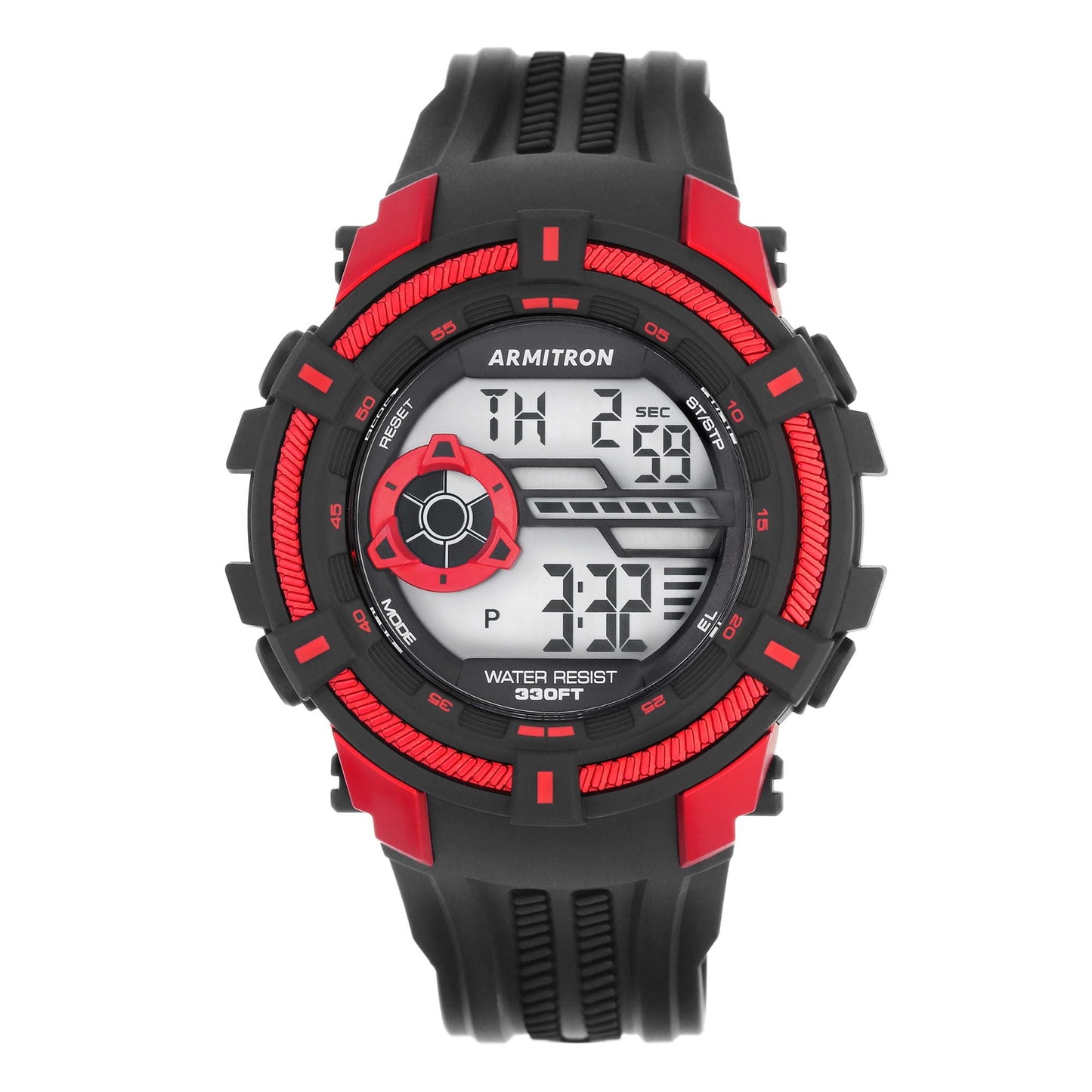 Armitron Unisex Sport Red Round Watch